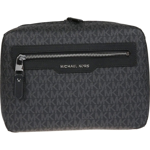 MICHAEL Michael Kors Pochette Hudson Hanging Dopp Kit Duffle Black schwarz