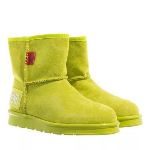 Love Moschino St.Ttod.Winter30 Velour Pu Lime Stiefel