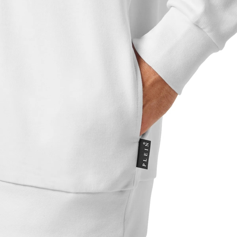 Philipp Plein Top Hoodie Skull weiss(Image 5)