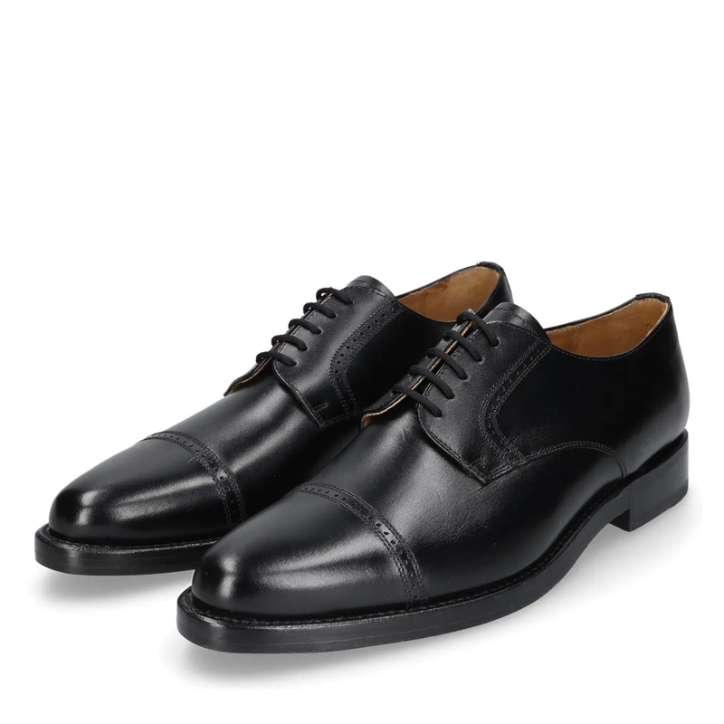 Heinrich Dinkelacker Schnürschuhe Schnürer Milano Quarter-Brogue BC schwarz(Image 3)