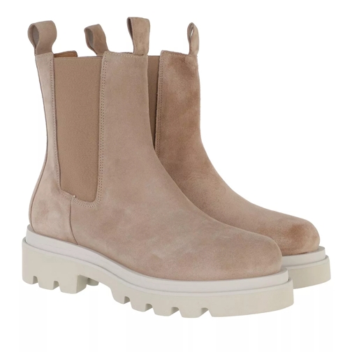 Toral Chelsea Boot With Track Sole Beige Stivale Chelsea