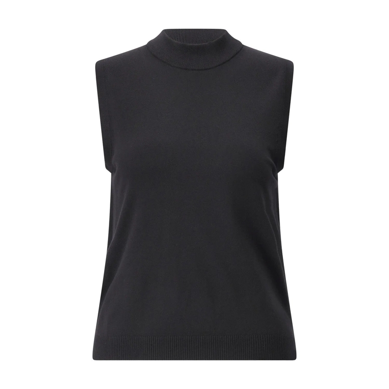 WEEKEND Max Mara Legeres Oberteil Top Nazione Schwarz