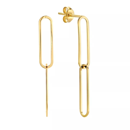 Isabel Bernard Aidee Ayla 14 Karat Drop Earrings With Links Gold Pendant d'oreille