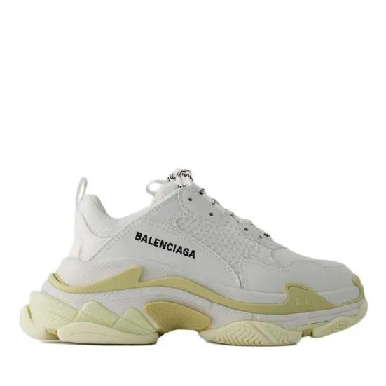 Balenciaga Low-Top Sneaker - Triple S Sneakers - Leather Free - White - Gr. 42 (EU) - in Weiß - für Damen