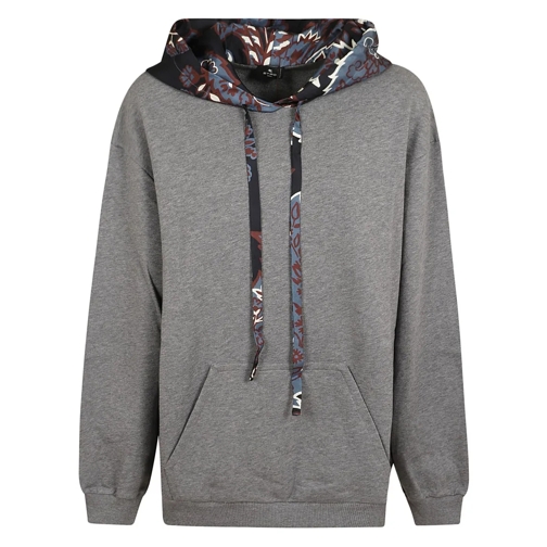 Etro Hemden Grey Cotton Sweatshirt Grey