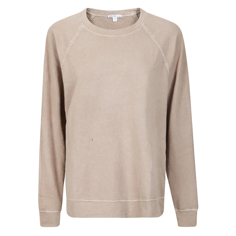 James Perse  French Terry Relaxed Sweatshirt Neutrals