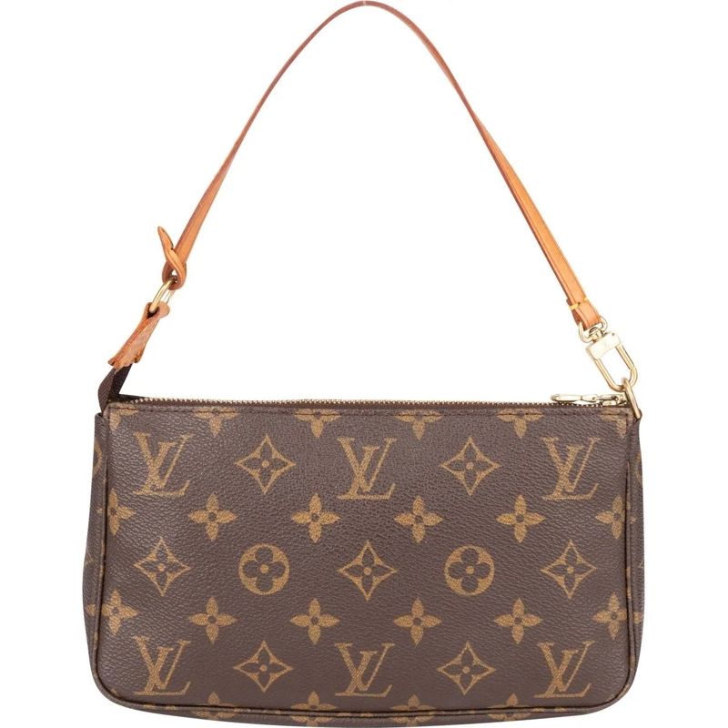 Louis Vuitton Schultertasche Louis Vuitton Canvas Monogram Pochette Accessoire  mehrfarbig