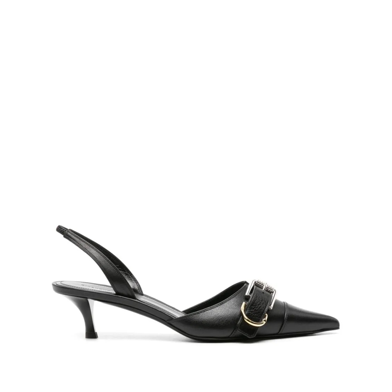 Givenchy Pumps Pointed-Toe Slingback Shoes Black