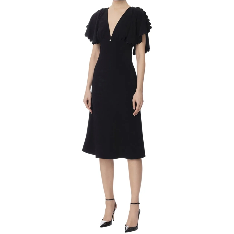 Elisabetta Franchi Midikleid Dresses Black schwarz