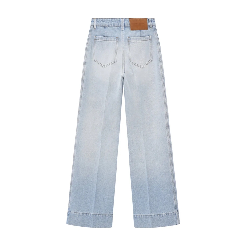 Victoria Beckham Jeans Wide-Leg Jeans Alina blau(Image 3)
