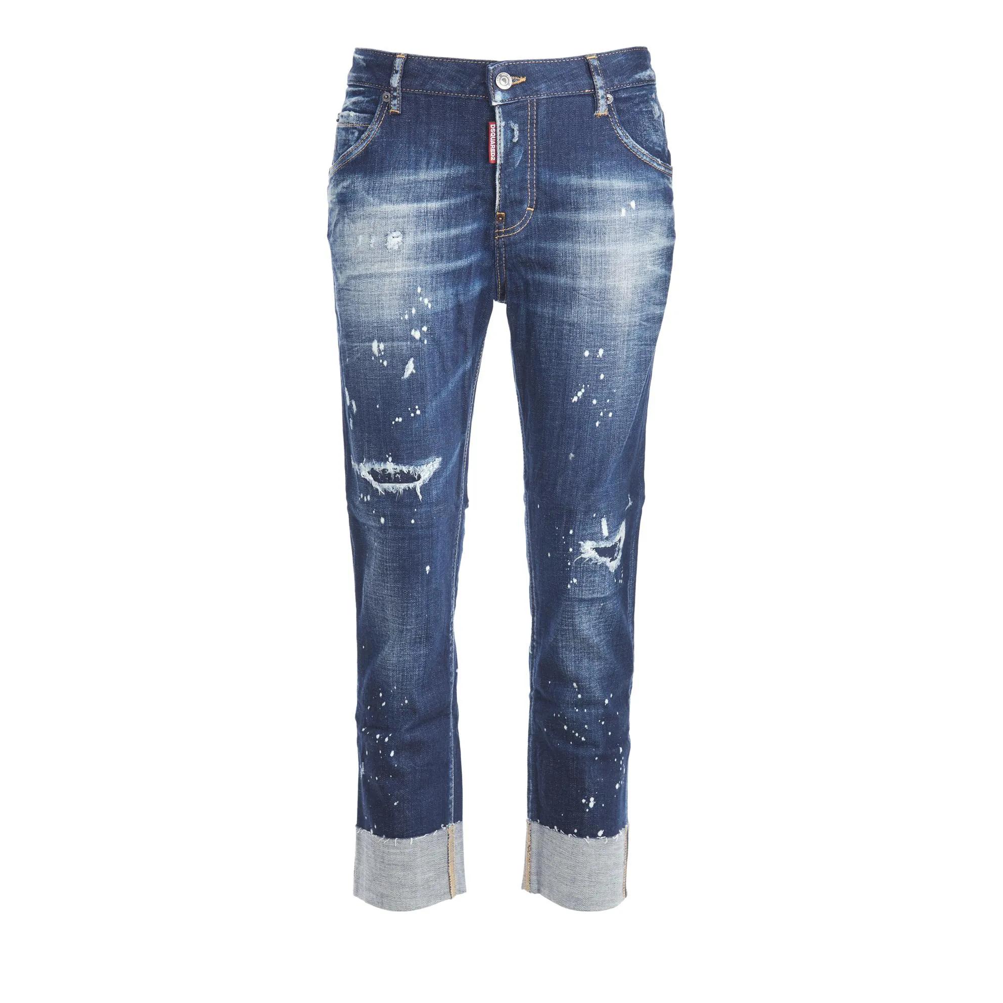 Thumbnail - Dsquared2 - COOL GIRL CROPPED JEAN - Größe I42 - multi
