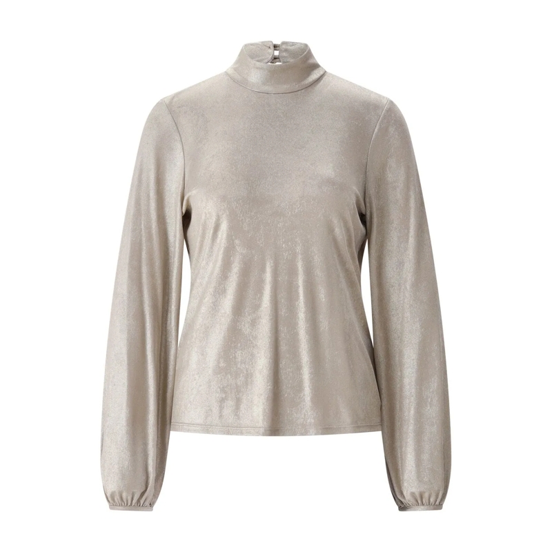 Joseph Ribkoff T-Shirt Shirt mit Rückenausschnitt Gold