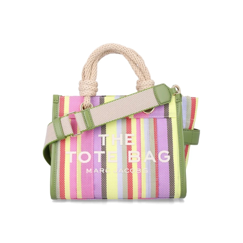 Marc Jacobs Tote The Small Tote Stripe Purple Muti mehrfarbig