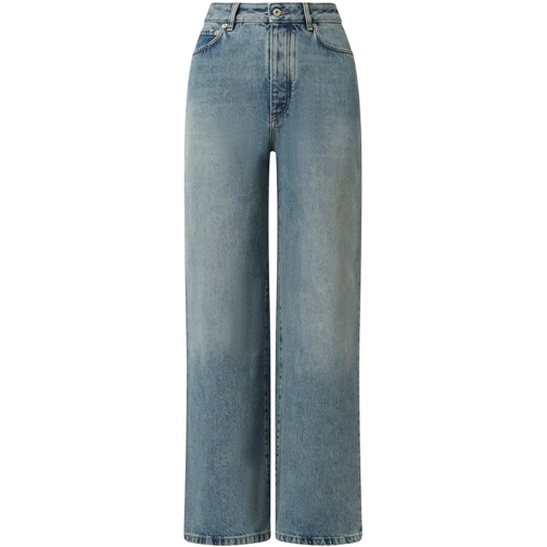 Loewe Jeans à jambe droite Loewe High Waisted Denim Jeans blau