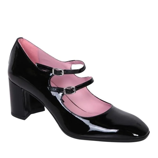 Carel Paris Escarpin Black Almond Toe Pumps Black