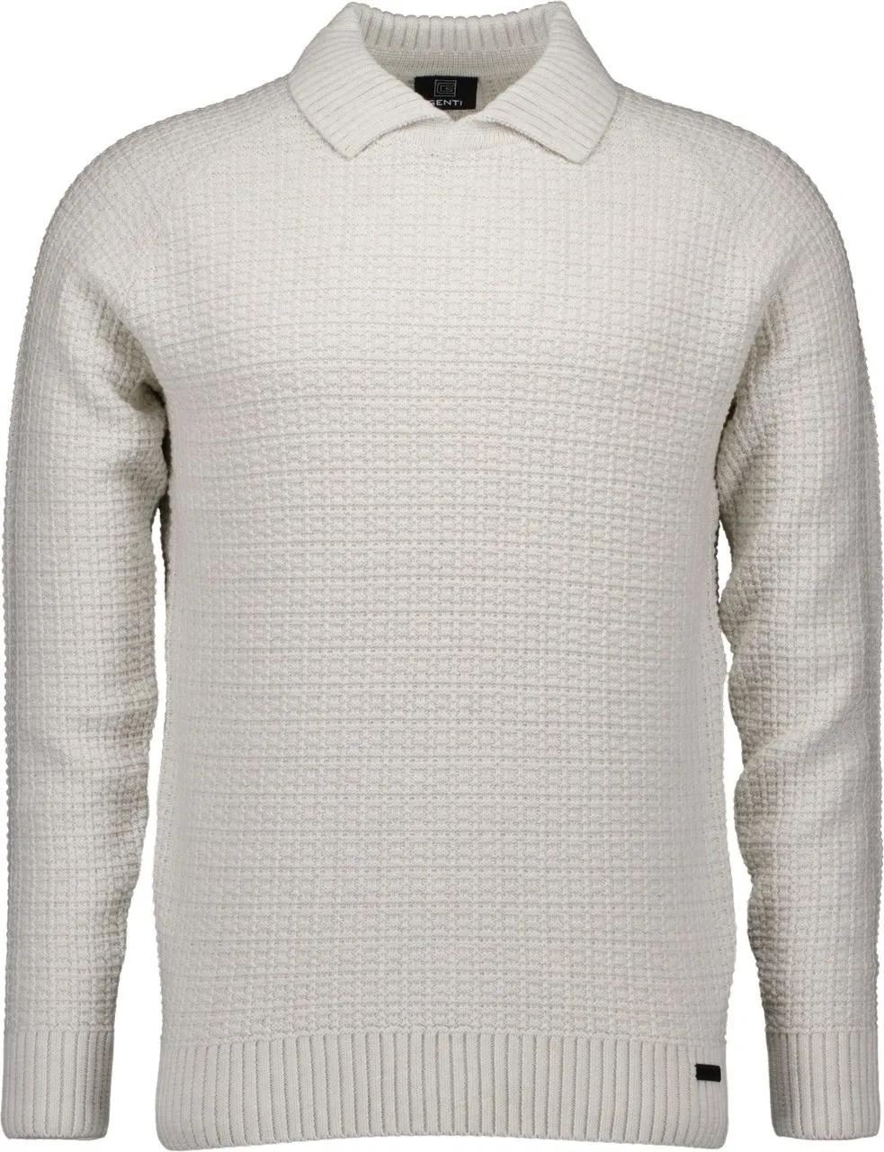 Thumbnail - GENTI - Genti Truien Off White K1134 3256 - Größe XL - weiß