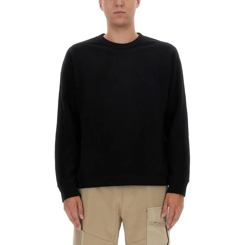 Ten C  Black Regular Fit Sweatshirt Black