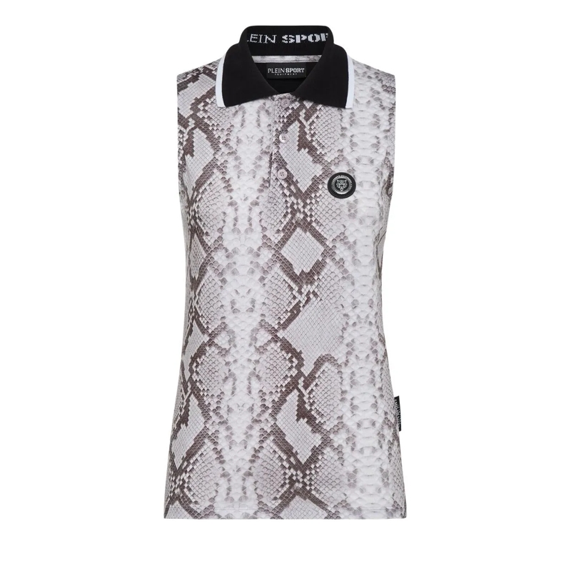 Plein Sport Poloshirt Poloshirt Python grau