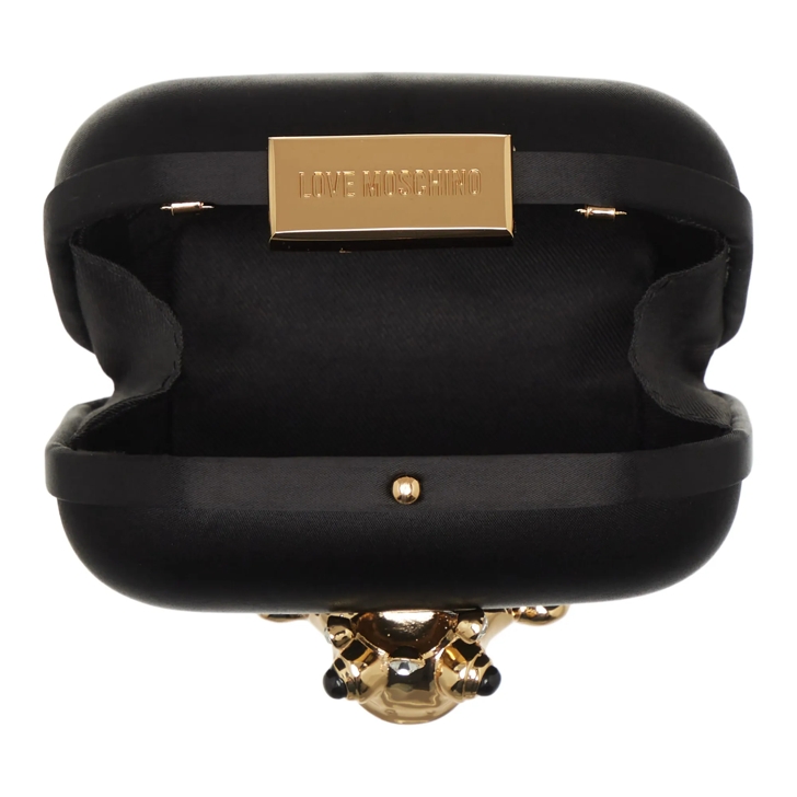 Love moschino black clutch bag sale