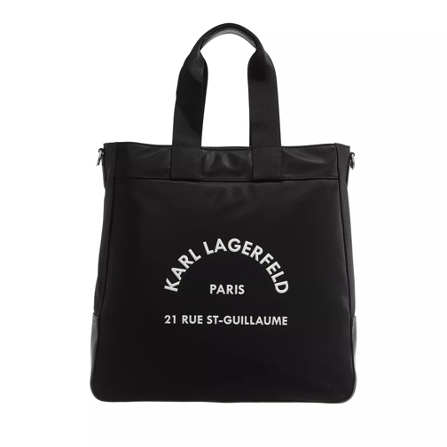 Karl Lagerfeld Rsg Nylon Ns Tote Black Rymlig shoppingväska