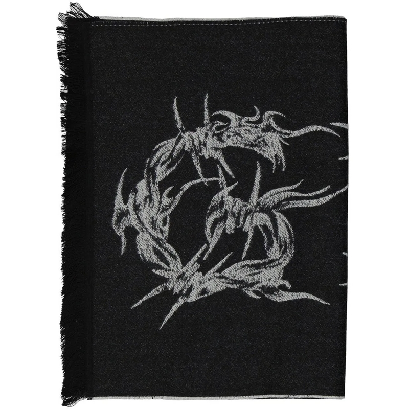 Givenchy T-Shirt Wool Scarf schwarz