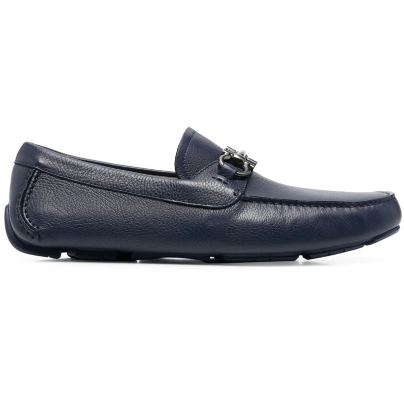 Salvatore Ferragamo Loafer Flat Shoes Blue blau