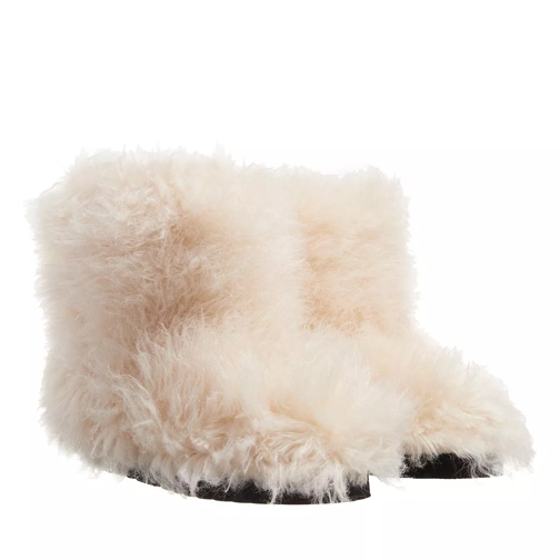 Isabel Marant Kaire Monster Shearling Boots White Winter Boot