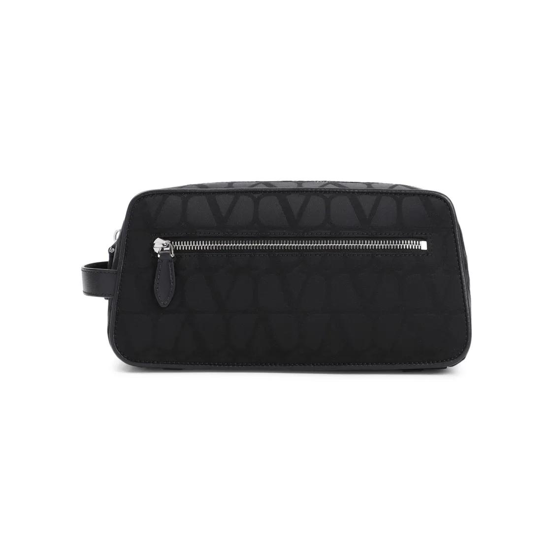 VALENTINO Crossbody Bags - Black Polyester Washbag - Gr. unisize - in Schwarz - für Damen