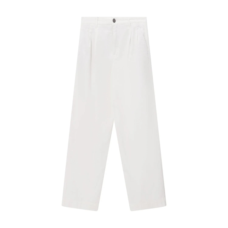 ROSSI Freizeithose Wide-Leg Jeans Noa weiß