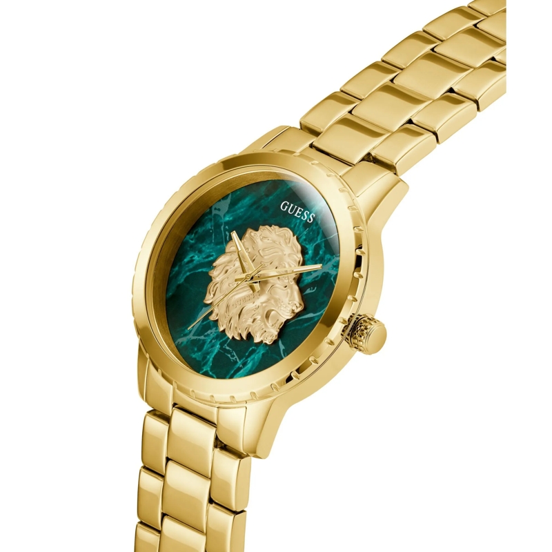 Guess Quarzuhr Quarz-Analoguhr Monarch gold(Image 4)