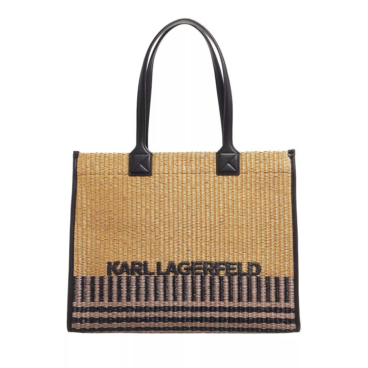 Karl Lagerfeld Tote - K/Skuare Raffia Lg Tote - Gr. unisize - in Braun - für Damen