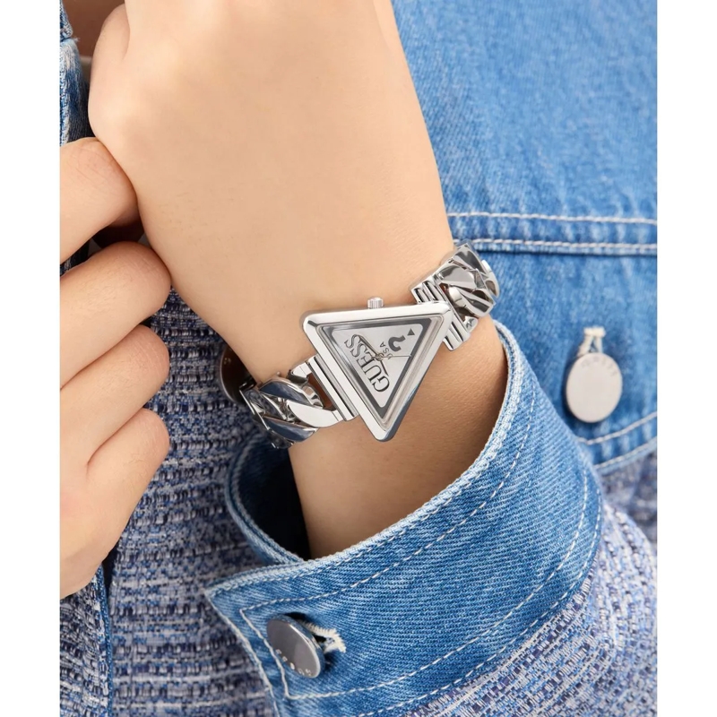 Guess Quarzuhr Quarz-Analoguhr Fame silber(Image 6)