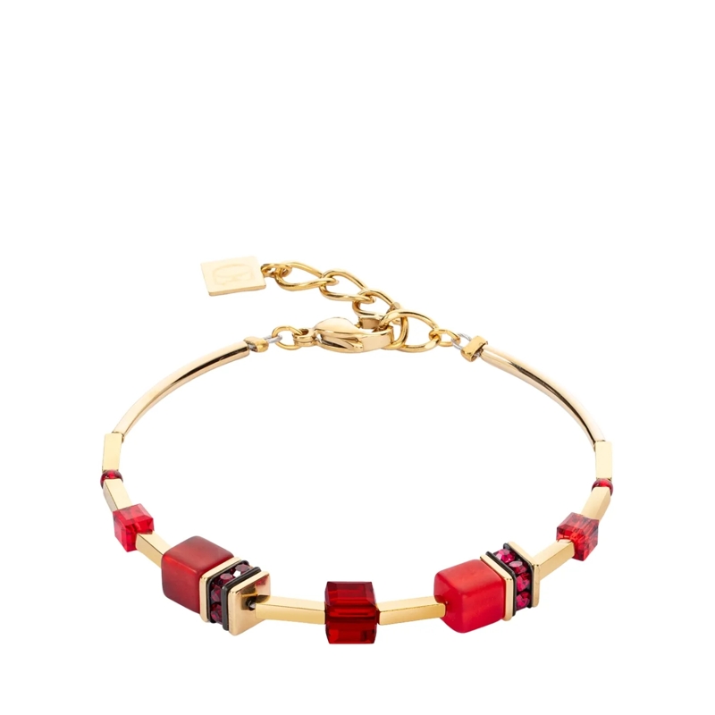 COEUR DE LION Armband GeoCUBE® Iconic Lite Armband rot