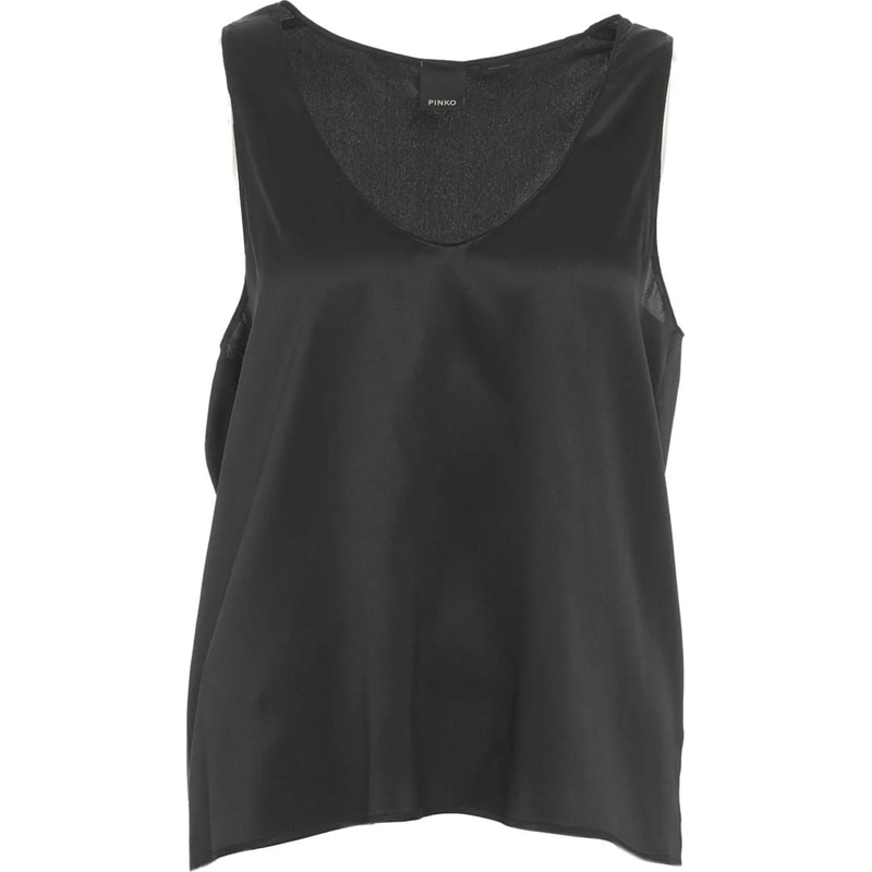 Pinko T-shirt Top Black schwarz