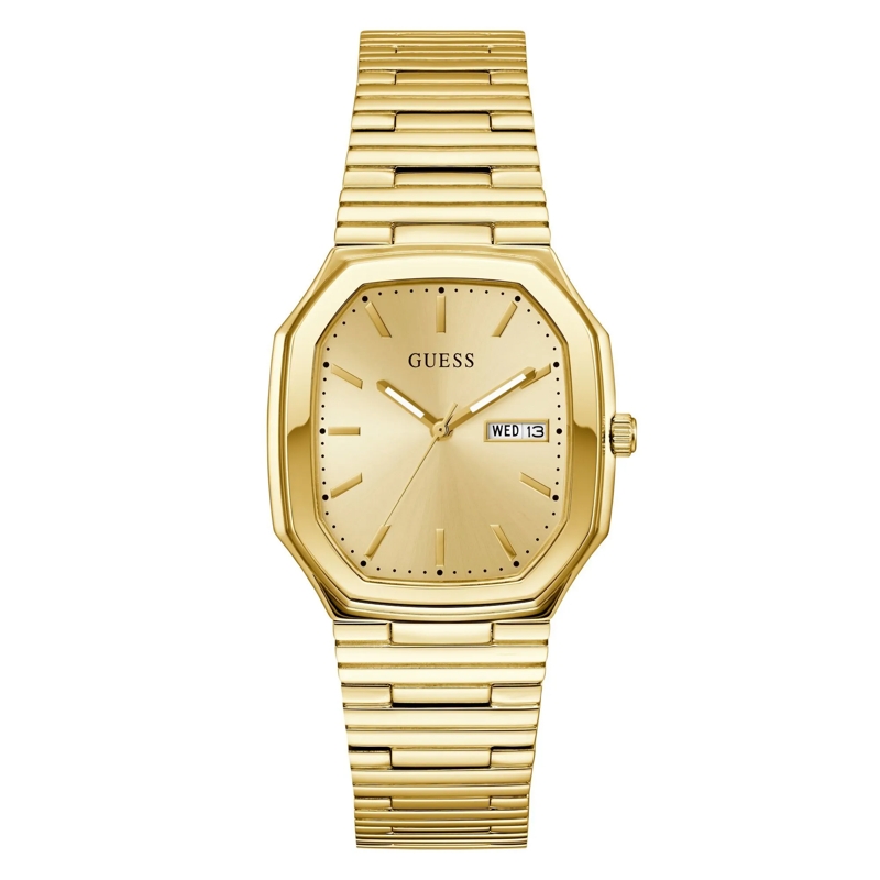 Guess Quarzuhr Quarz-Analoguhr Oliver gold