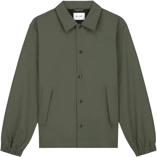 ØLÅF Vestes en duvet \u00F8l�f Bonded Ripstop Coach Jacket Jackets Donk grün