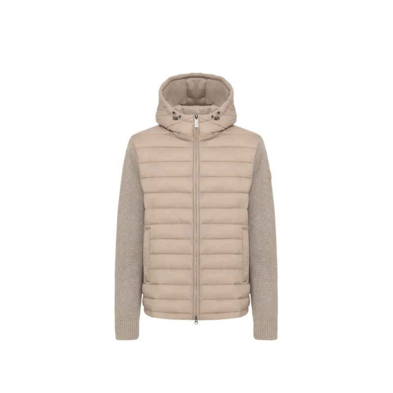 Colmar Originals Daunenjacke Quilted Windbreaker With Knit Neutrals