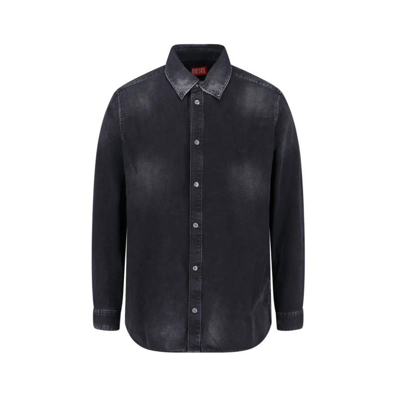 Diesel Chemise "D-Simply" Shirt – Black Black