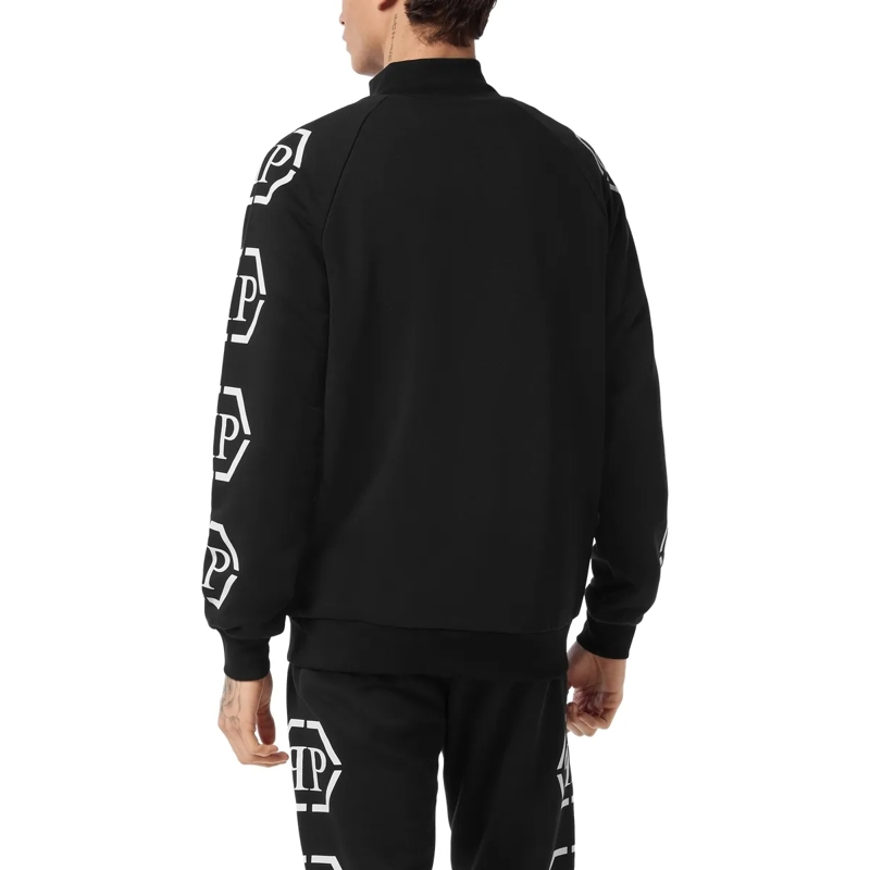 Philipp Plein Daunenjacke Jogging-Jacke Hexagon schwarz(Image 2)