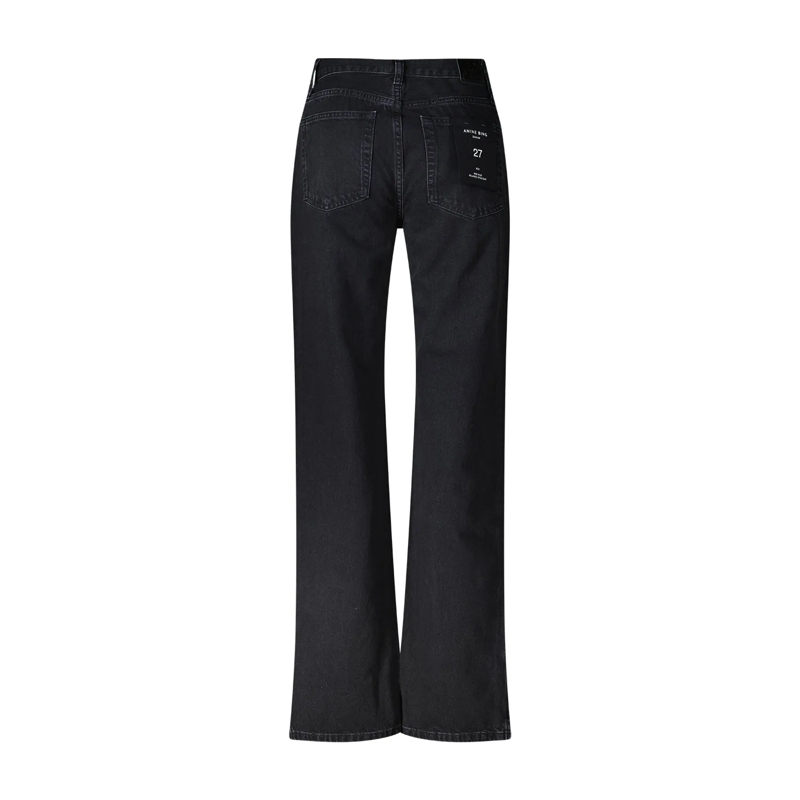 Anine Bing Jeans Straight-Fit Jeans Roy schwarz(Image 2)