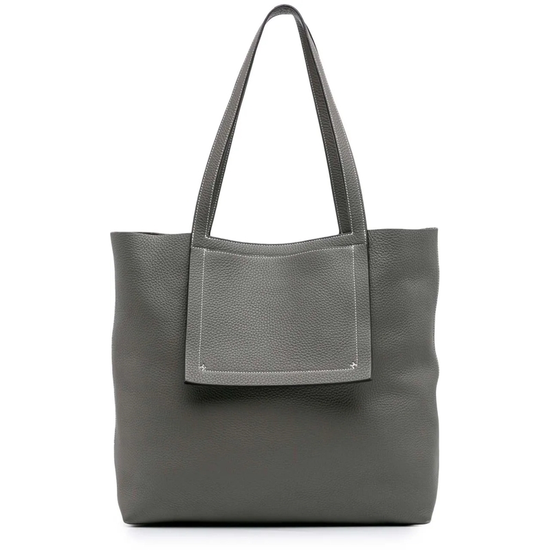 Hermès Shopper Taurillon Clemence Cabasellier 46 grau