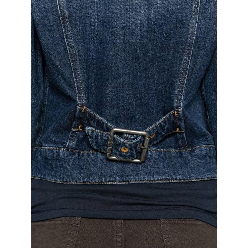 Pinko Veste en jean Coats Blu blau(Image 2)