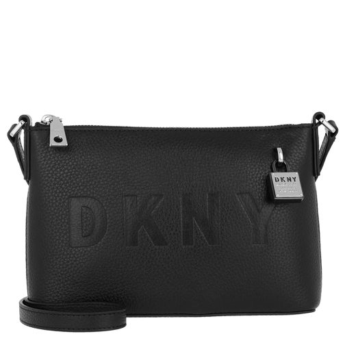 DKNY Commuter SM TZ Crossbody Bag Black/Silver Sac à bandoulière