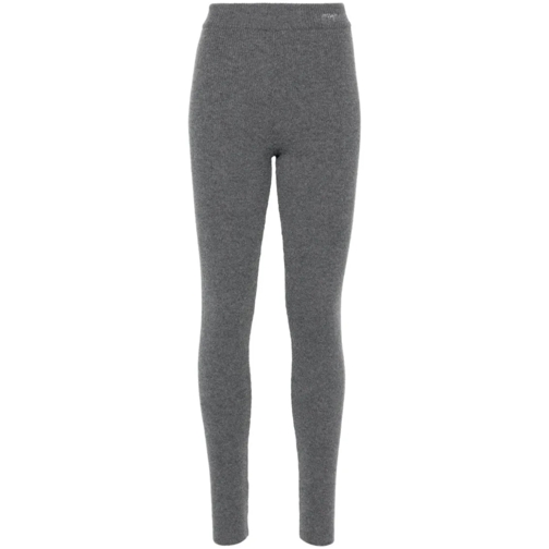 MSGM Ribbed Leggings Grey Leggings