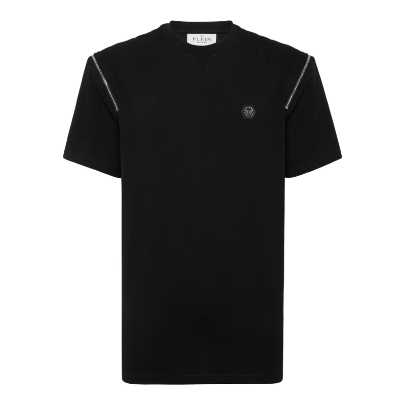 Philipp Plein T-Shirt T-Shirt Rundhalsausschnitt Ss schwarz