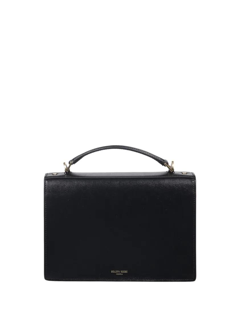 Golden Goose Hobo bags Venezia Bag Palmellato Leather Body Bag in zwart