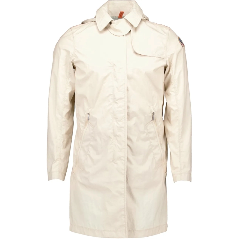 Parajumpers Trenchcoat Parajumpers Avery Mantels Ecru Pwjkwi34 weiß