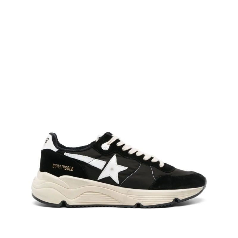 Golden Goose Low-Top-Sneaker Chunky Black Sneakers With Silk Black