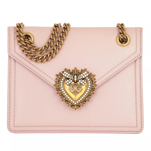 Dolce&Gabbana Devotion Shoulder Bag Leather Cipria Crossbody Bag