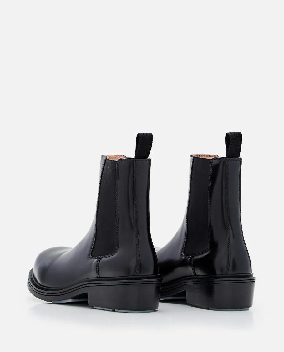 Thumbnail - Bottega Veneta Stiefel - POLISHED LEATHER ANKLE BOOT - Gr. 45 (EU) - in Schwarz - für Damen